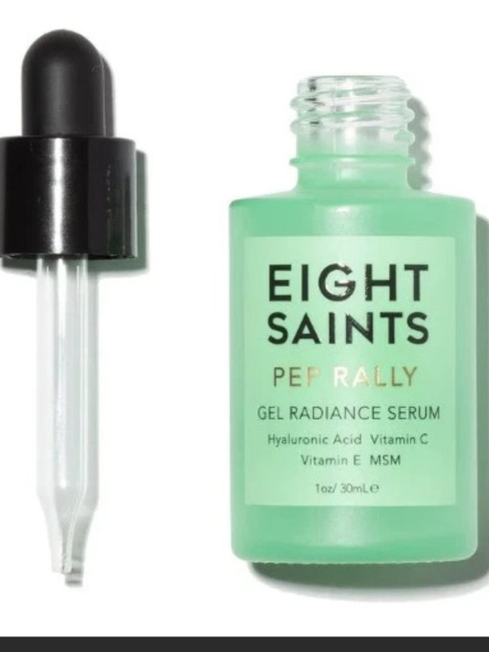 Eight Saints Pep-Rally Pure Hyaluronic Acid Serum for Face 1 oz